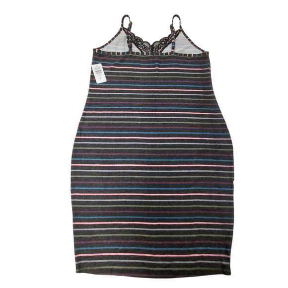 Super Soft by Torrid Slip Dress Womens M/L Gray Plush Bodycon Midi Lounge Gown - Picture 5 of 13